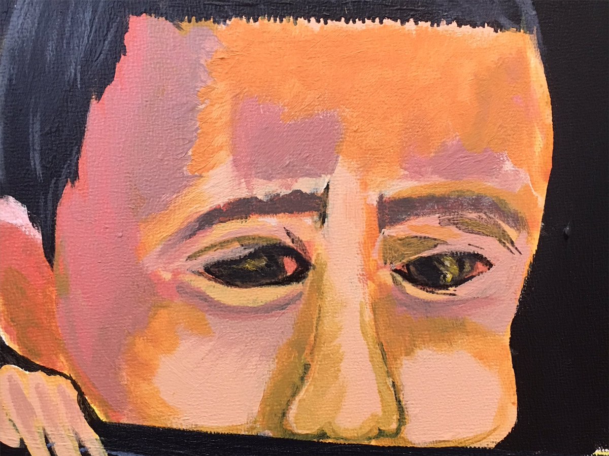 MichelleUrena19's tweet photo. Almost done w my painting inspo @kaliuchis riding around video. #nyc #eastnewyork #fineart #hoodshit #bodegadream https://t.co/rlJXrhBJPp
