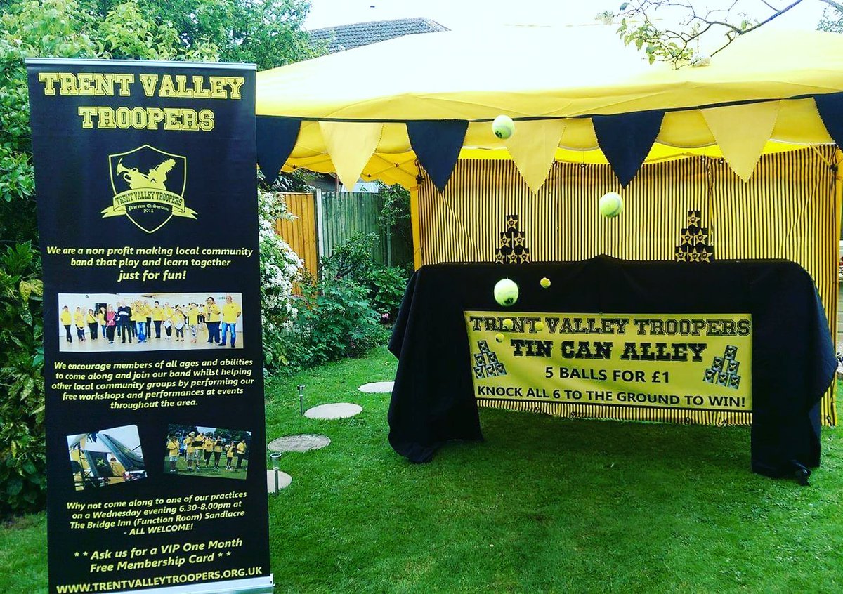 TrentTroopers's tweet photo. We trialled our fundraiser this afternoon, #Countdowntocarnival #Tincanalley #musicalworkshops https://t.co/0csZMOvN4T
