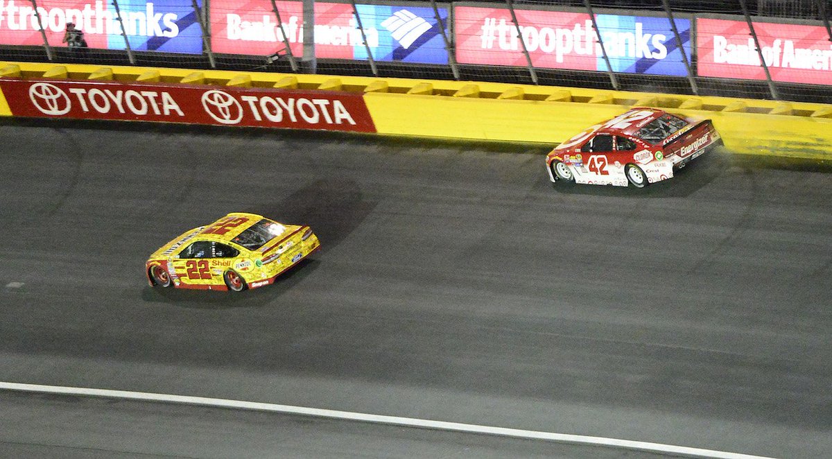NASCAR's tweet photo. "This will be hard to get over." --@KyleLarsonRacin on last night's result. 

Is his first W coming soon? https://t.co/leL21w2rDK