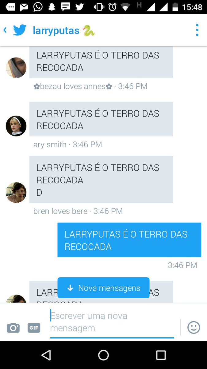 lalisaylor's tweet photo. LARRYPUTAS É O TERRO DAS RECOCADA
#larryputas https://t.co/R52pxUV61e