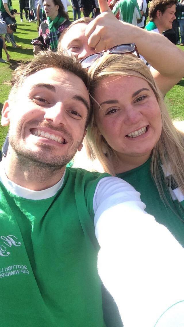 EnterSamSmith's tweet image. History made. So many tears. Best 2 days of my life.#Hibs #ScottishCupFinal #RFCvHFC #persevered @HibsOfficial