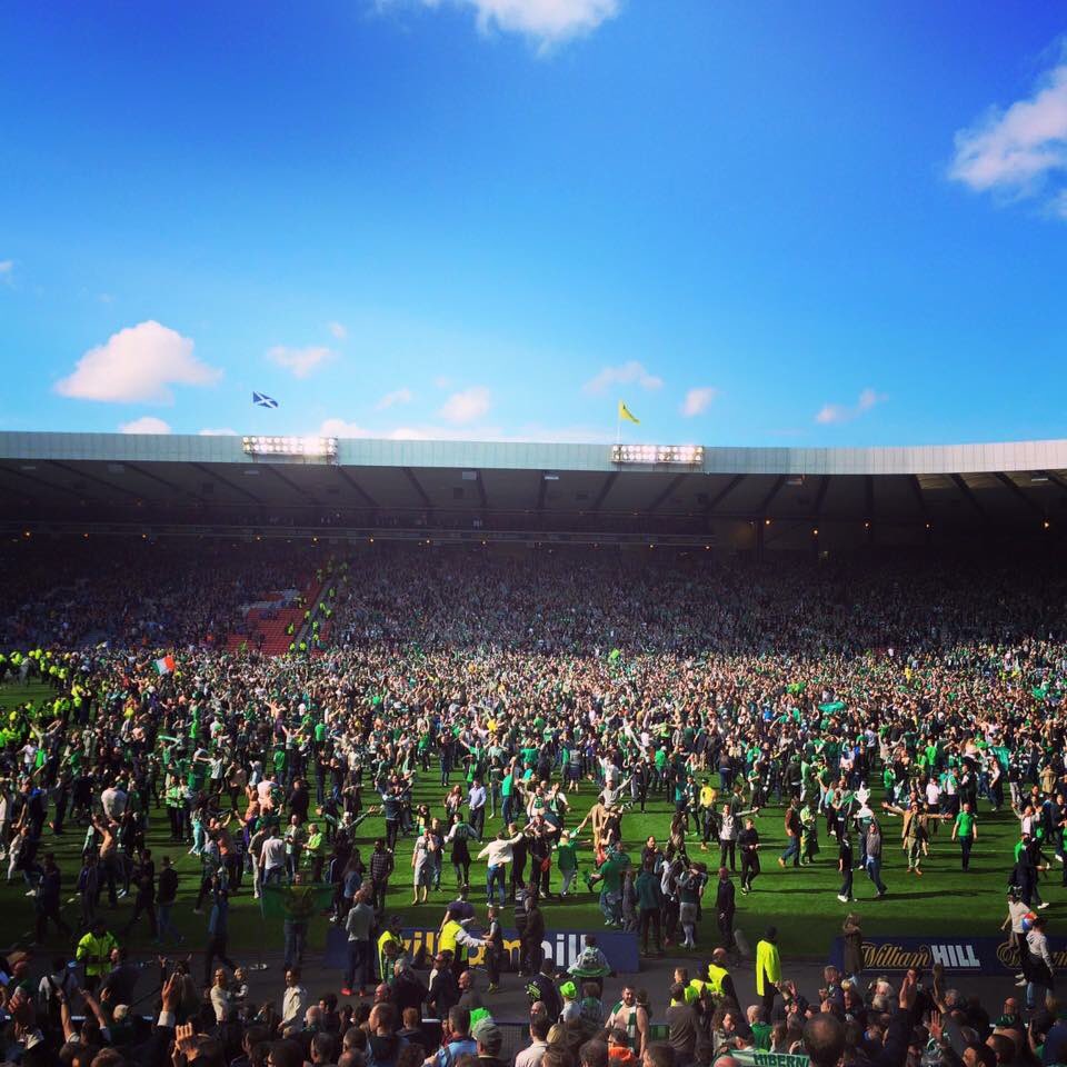 EnterSamSmith's tweet image. History made. So many tears. Best 2 days of my life.#Hibs #ScottishCupFinal #RFCvHFC #persevered @HibsOfficial