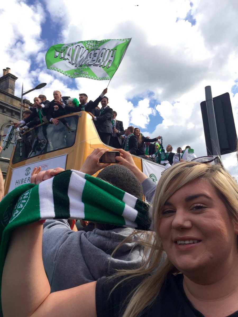EnterSamSmith's tweet image. History made. So many tears. Best 2 days of my life.#Hibs #ScottishCupFinal #RFCvHFC #persevered @HibsOfficial