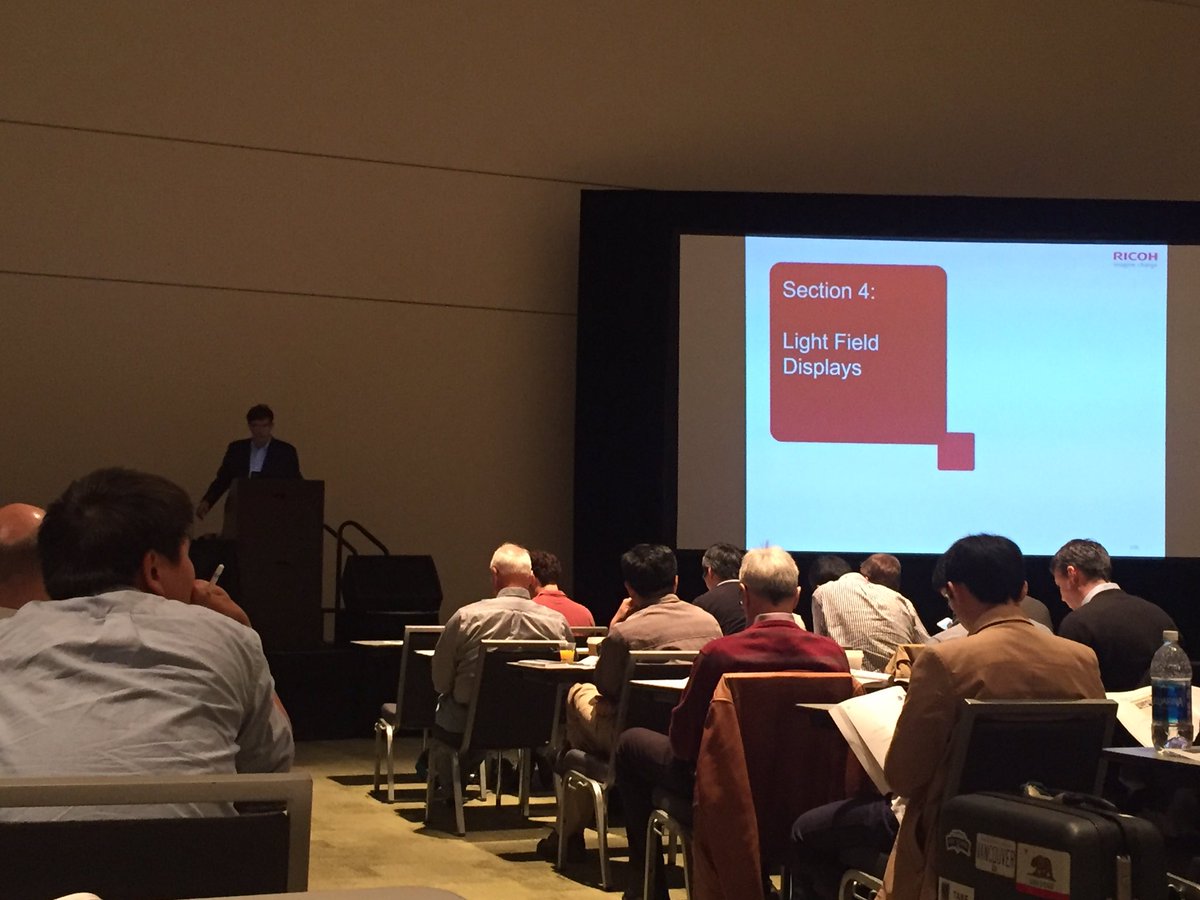 rattansoftware's tweet image. Great presentation by Nikhil Balram, Light-field Imaging &amp;amp; Display Systems #DisplayWeek16
