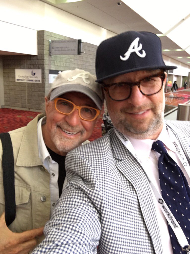 TimothyPCox's tweet photo. Hangin with my man Sam Harrison @zingzone at @HOWbrand  #atlanta #HOWDesignLive https://t.co/aQybJ7itXU