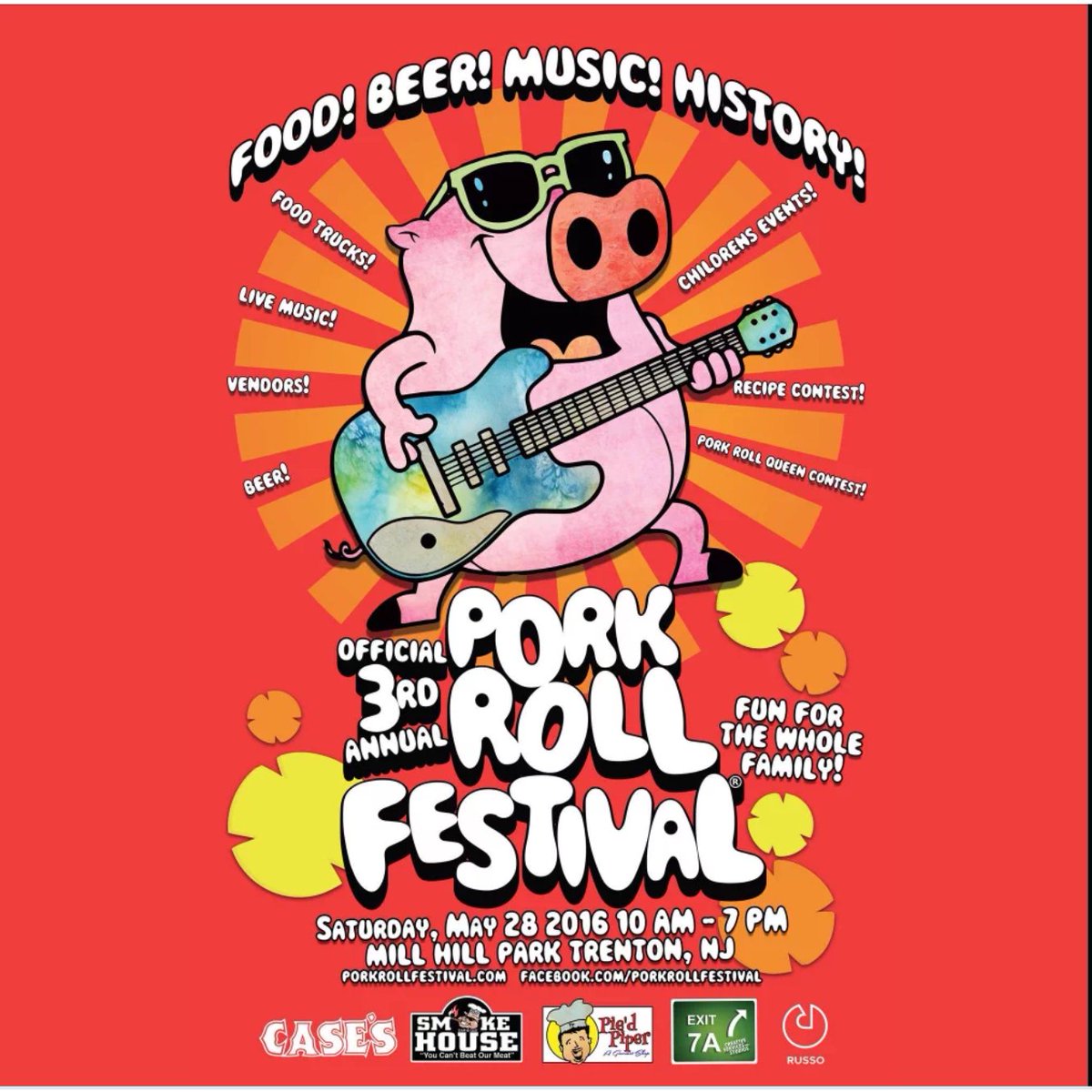 WTFFOODTRUCK's tweet photo. #porkroll 🐷 #casesnottaylor 
we will have limited quantities of the #trenton burger so get it early @porkrollfest https://t.co/UEGpHLynP4