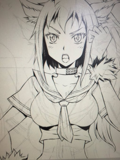 今日は仕事ないのでペン入れてみるぞい 