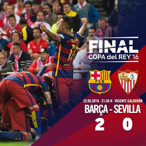 etooXephier's tweet photo. Congratulations @FCBarcelona for winning the #CopaDelRey'16 #ViscaElBarca #vivabarca https://t.co/sySTVuoLox