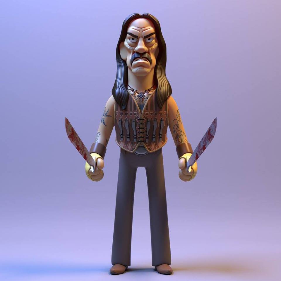 Badass @MacheteKills clay figure #fanart https://t.co/8rYvlV8GoE