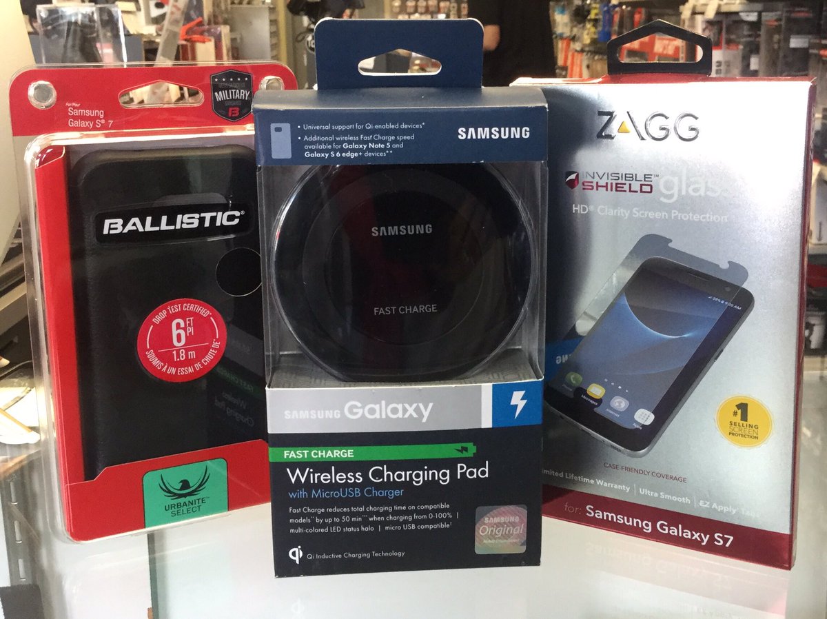 Get your Galaxy S7 accessory bundle for only $13.33/month! #wirelesscharger <a href="/ZAGGdaily/">ZAGG</a> <a href="/SamsungMobileUS/">Samsung Mobile US</a>