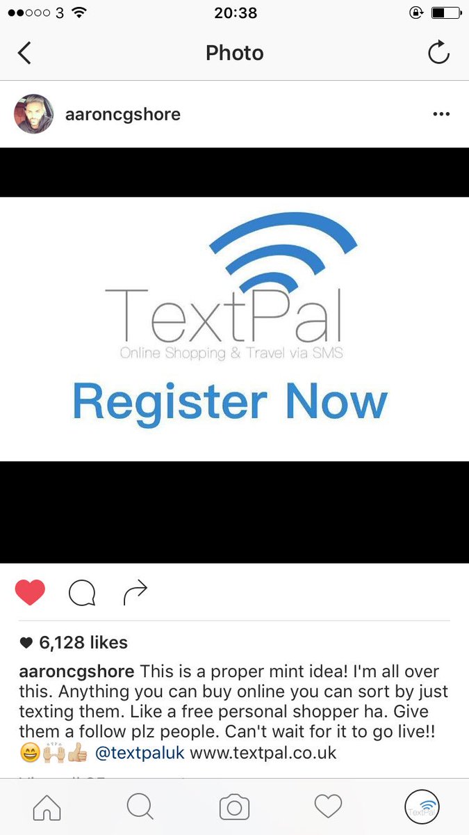 textpalUK's tweet photo. Thanx for the love @AaronCGShore Registration is open NOW @ https://t.co/rWuhRBd8sJ  We will be going live soon 📲🌍👍🏼 https://t.co/uJnAXIiodF
