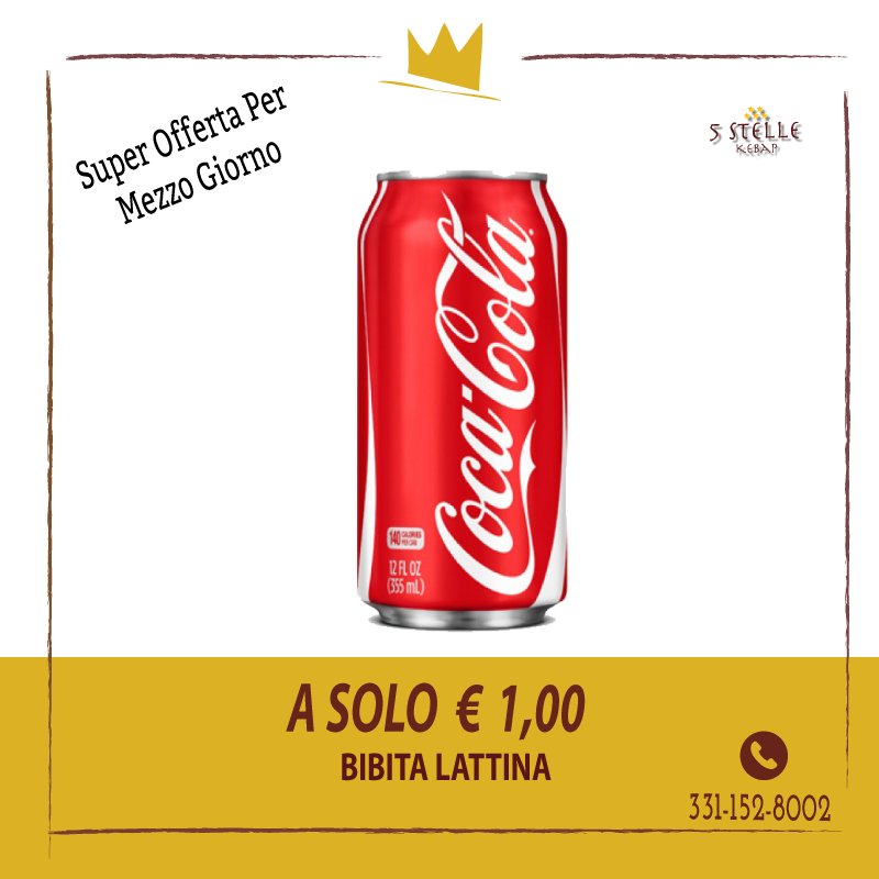 5StellePizza's tweet photo. SUPER #OFFERTA PER MEZZO #GIORNO
BIBITA LATTINA Solo € 1,00. Tutti i giorni anche #WeekendDrive . https://t.co/xFwckMd9TV