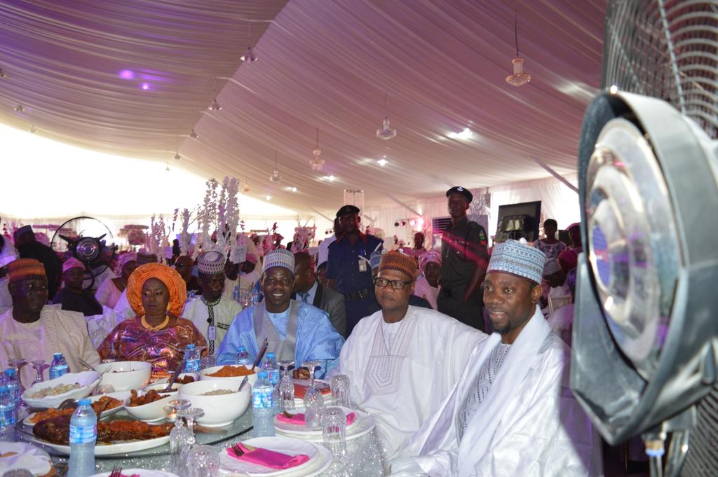 Mrharbdoul's tweet photo. Photos : Speaker @HonAliAhmad at the wedding ceremony of @hon_mm and Lanre Daibu's Children @IlorinInfo @Kwara247 https://t.co/mHeTrr4Wfj