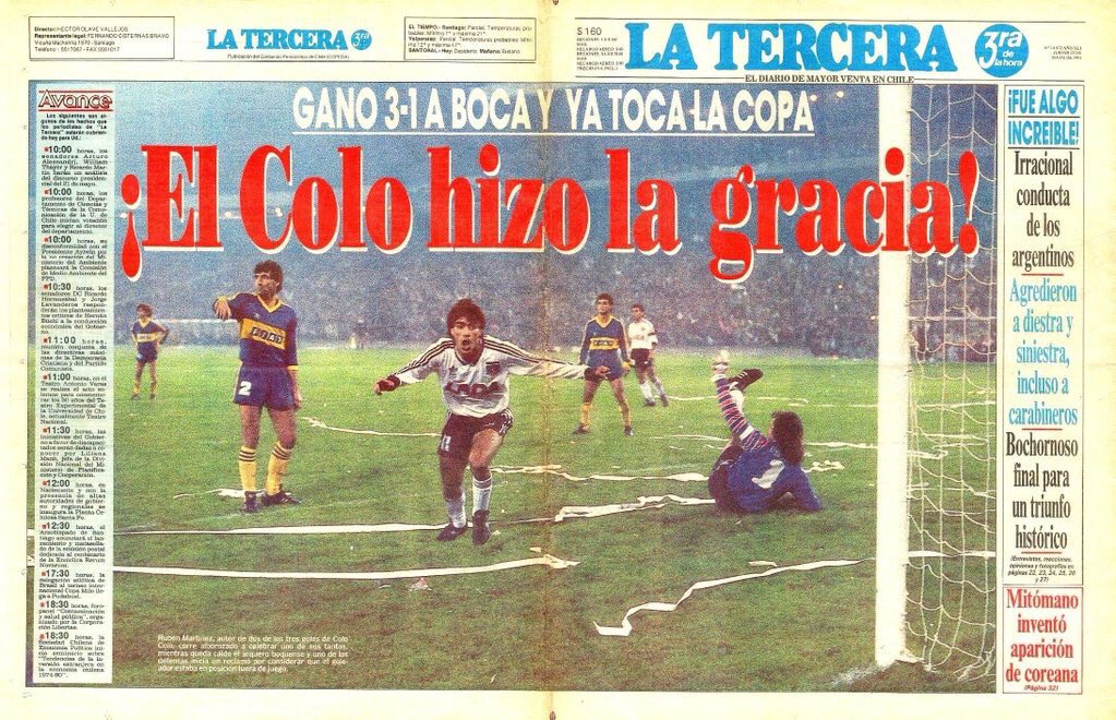 Resultado de imagen para Colo-Colo campeon 1991 portadas