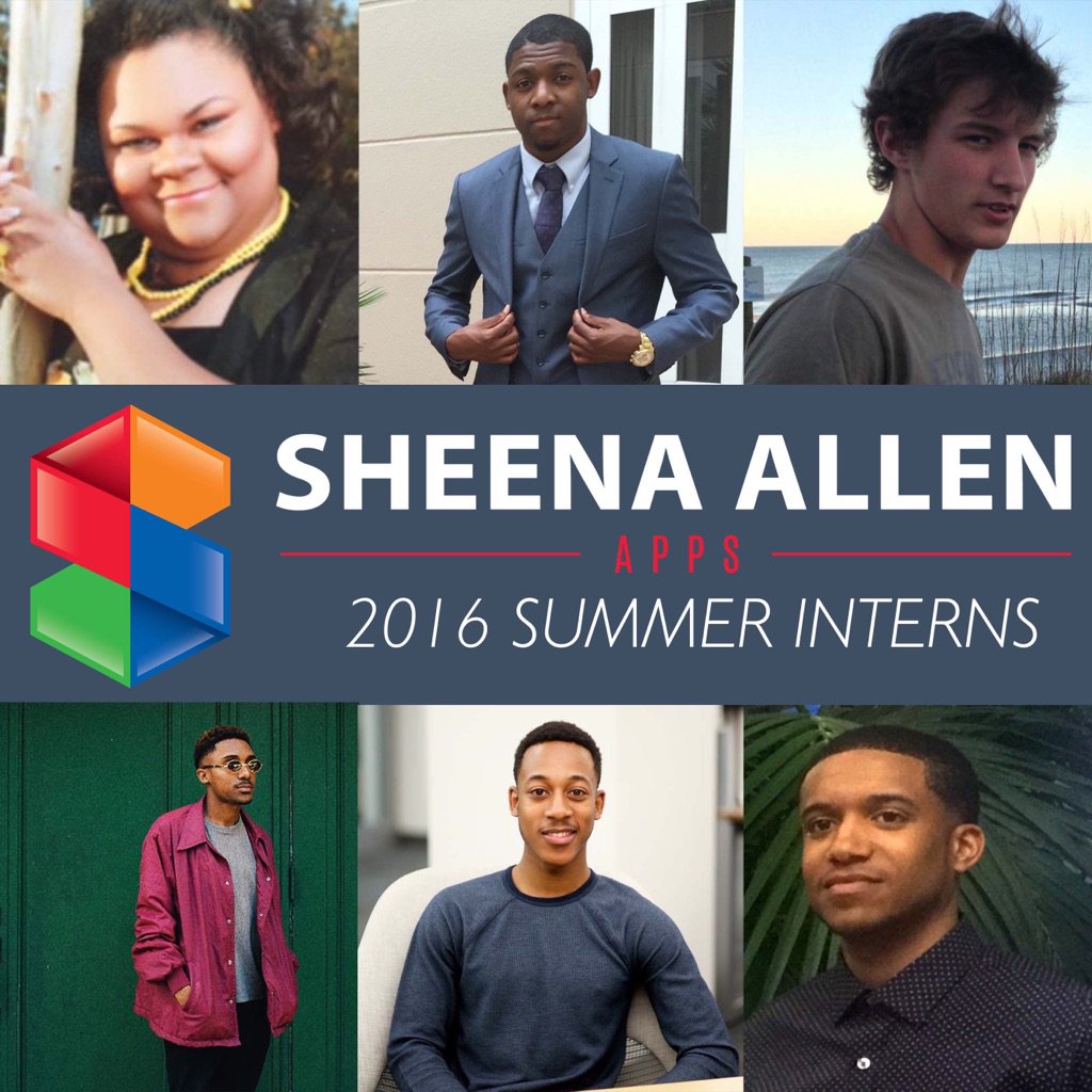 2016 Summer Interns - ready for a crazy and creative summer 🤓📲🖥