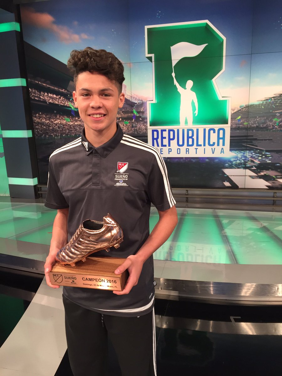 MLSGabor's tweet photo. Congrats 2 Alan Gaytan, 15, from @TimbersFC tryouts 4 winning 10th edition of @SuenoMLS https://t.co/jLOyrqpO4s