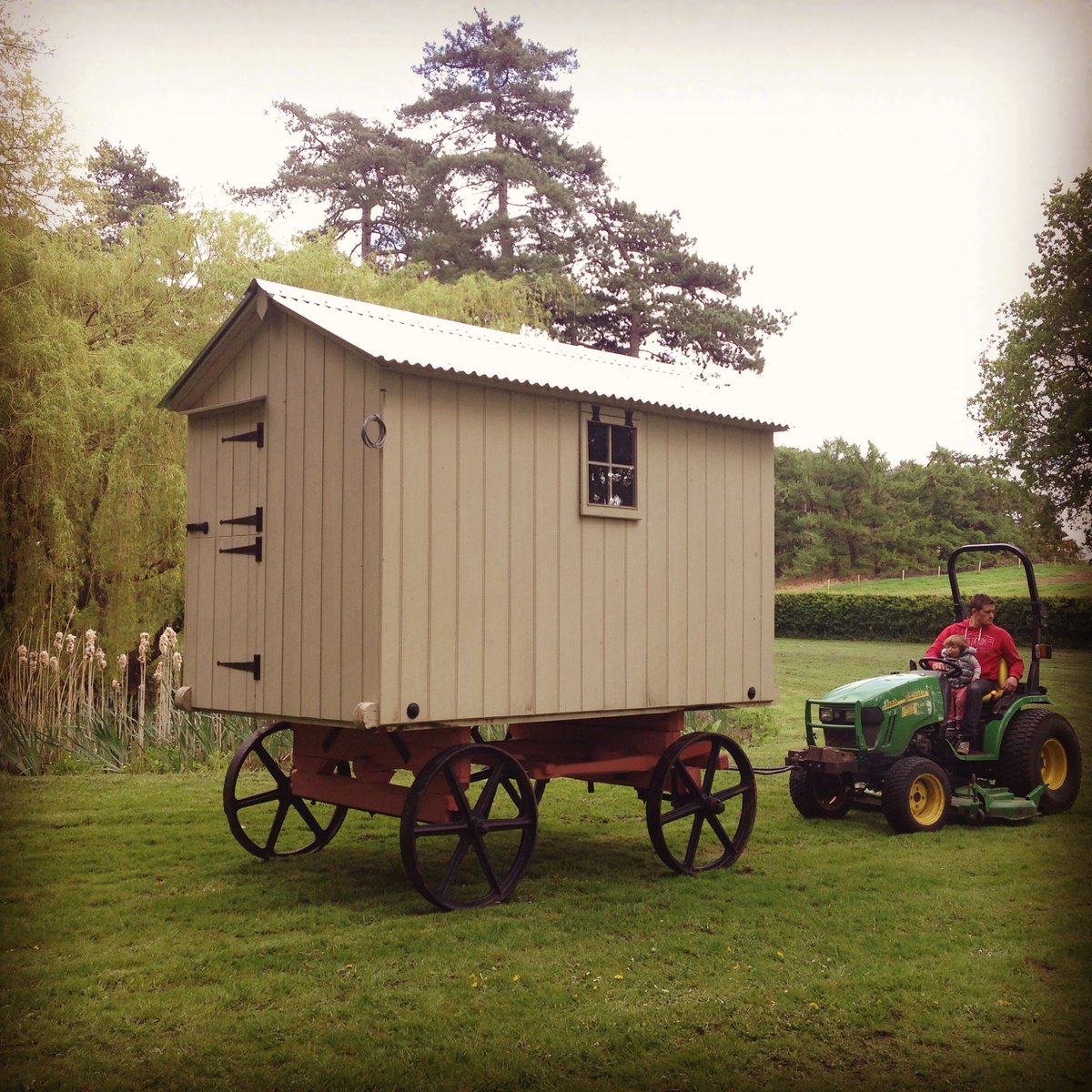 NorfolkChippy's tweet photo. Our shepherds huts built by me @norfolkvenue #glamping #kingssizebed #visitnorfolk #northnorfolk #outdoorliving https://t.co/q1CtNfI3iv