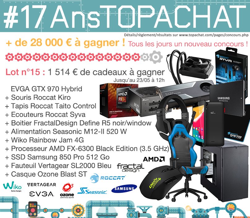 TopAchat's tweet photo. #17AnsTopAchat

Dernière soirée pour le #Lot15 !! :)

==> https://t.co/lXC8YDIYfx https://t.co/6k9lx4AU0V