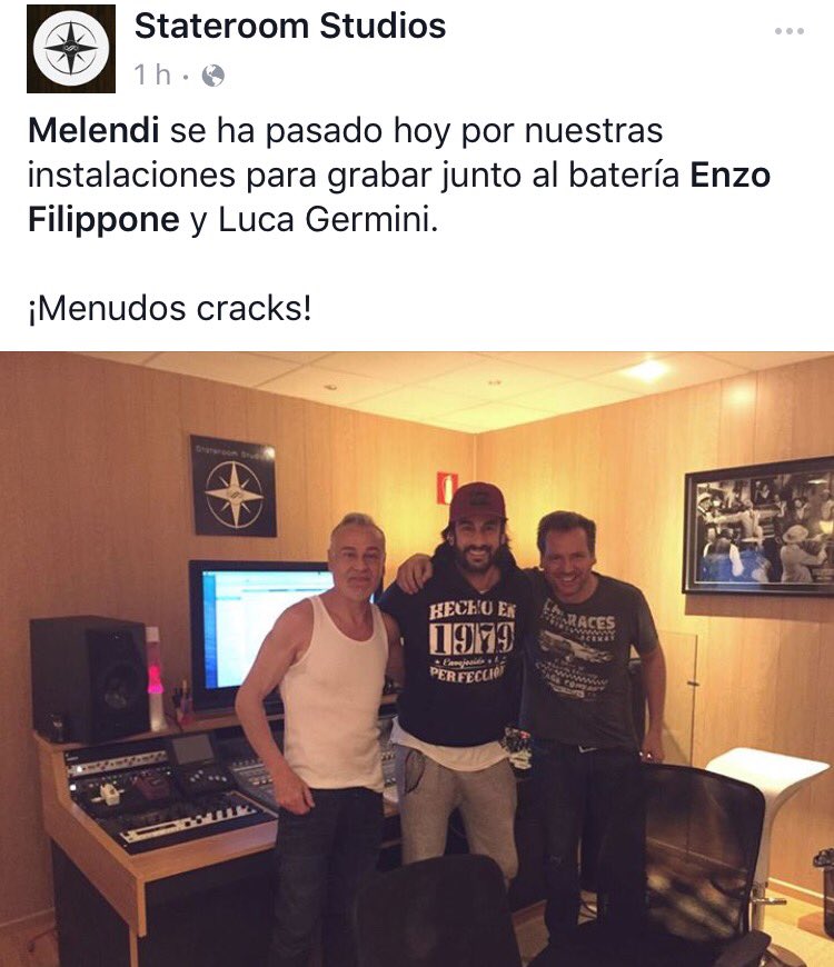 Noticias y novedades de <a href="/MelendiOficial/">Melendi Oficial</a> en <a href="/StateroomStudio/">Stateroom Studios</a> 😱😱😱 #QueremosDetalles