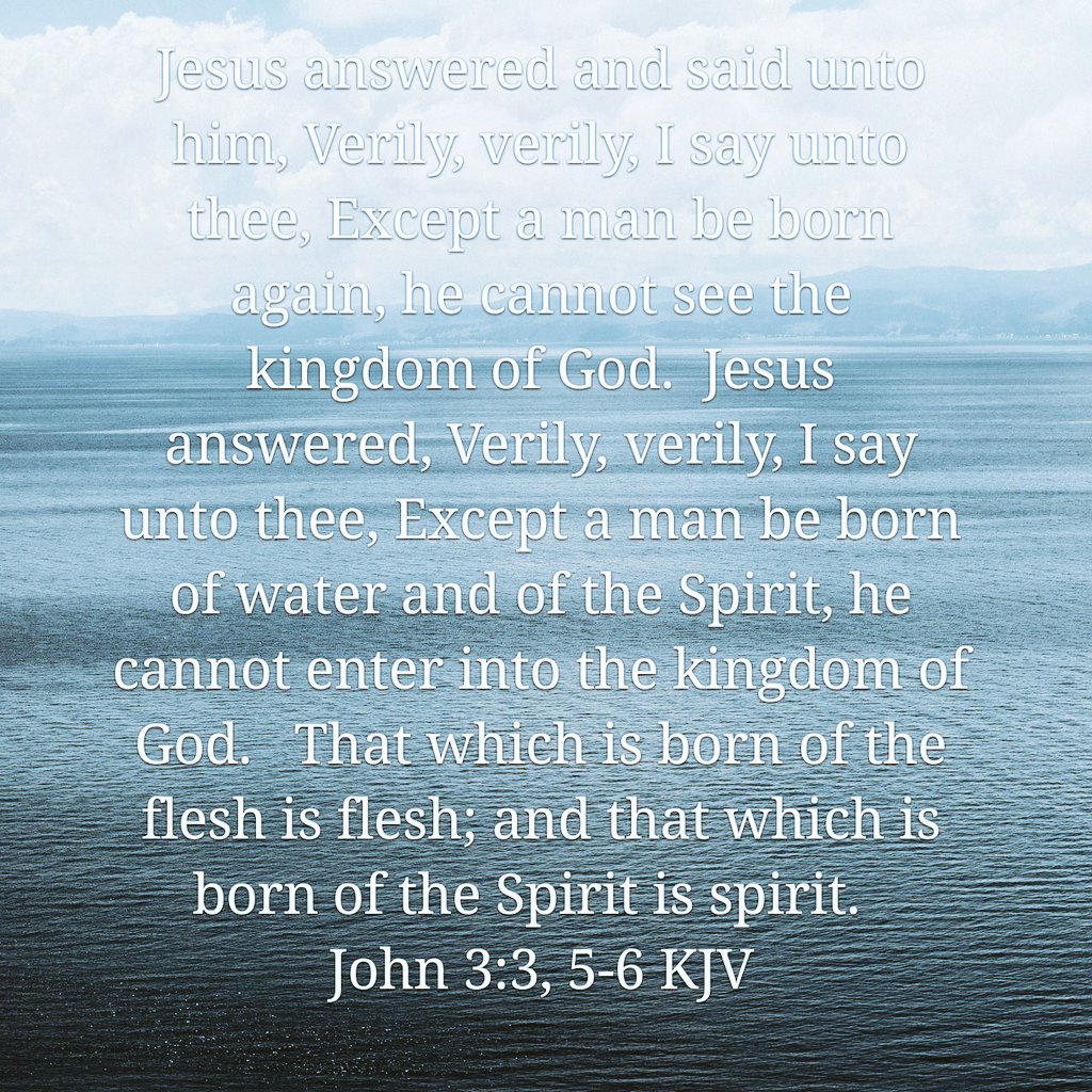 HolyGhostGuide's tweet photo. John 3:3, 5-6 Acts 2:38 https://t.co/5wT7qycxvN