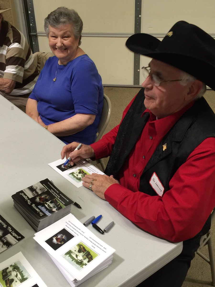 6Barton's tweet photo. GR8 day meeting race legends at #memorylanemuseum. Bobby Allison Tom Leeming Harry Gant  Ned Jarrett &amp; more @NASCAR https://t.co/leIzIRPJPi