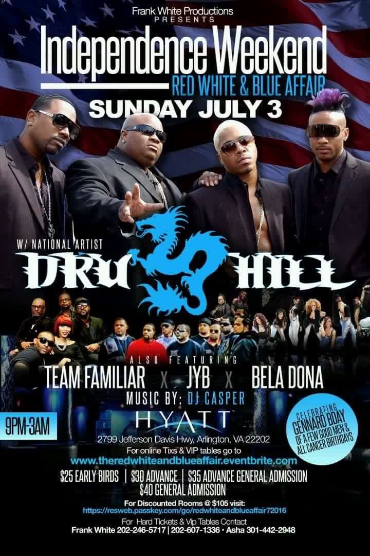 Call Frank White for tixs 202 246-5717 202 607-1336