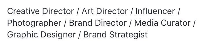 this is unsolicited advice and I respect your hustle but maybe it's best to not show your hustle too hard in ur bio