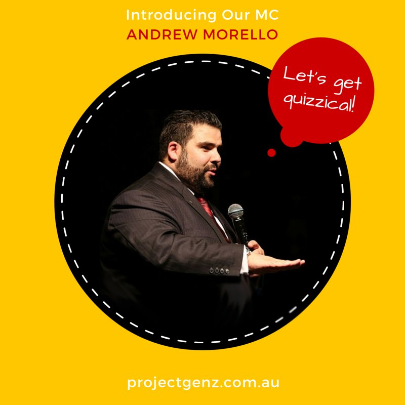 ProjectGenZ's tweet image. We'd like to introduce our emcee for this year's #trivia night cum #fundraiser #event, @AndrewMorello!