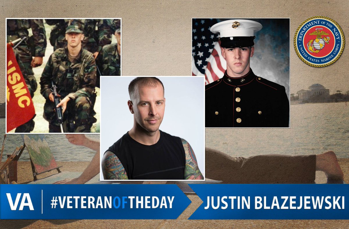 Today’s #VeteranOfTheDay is <a href="/USMC/">U.S. Marines</a> Veteran, <a href="/vetogadc/">VEToga</a> founder Justin Blazejewski. 1.usa.gov/1OE0KlC #yoga