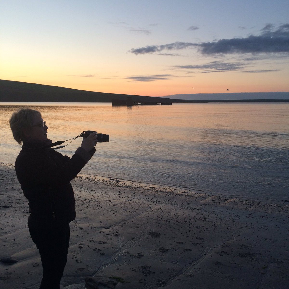 Chefsarahlouise's tweet image. Orkney this evening me and Julie went a walk @straigonabandb #orkney #home #gladimback