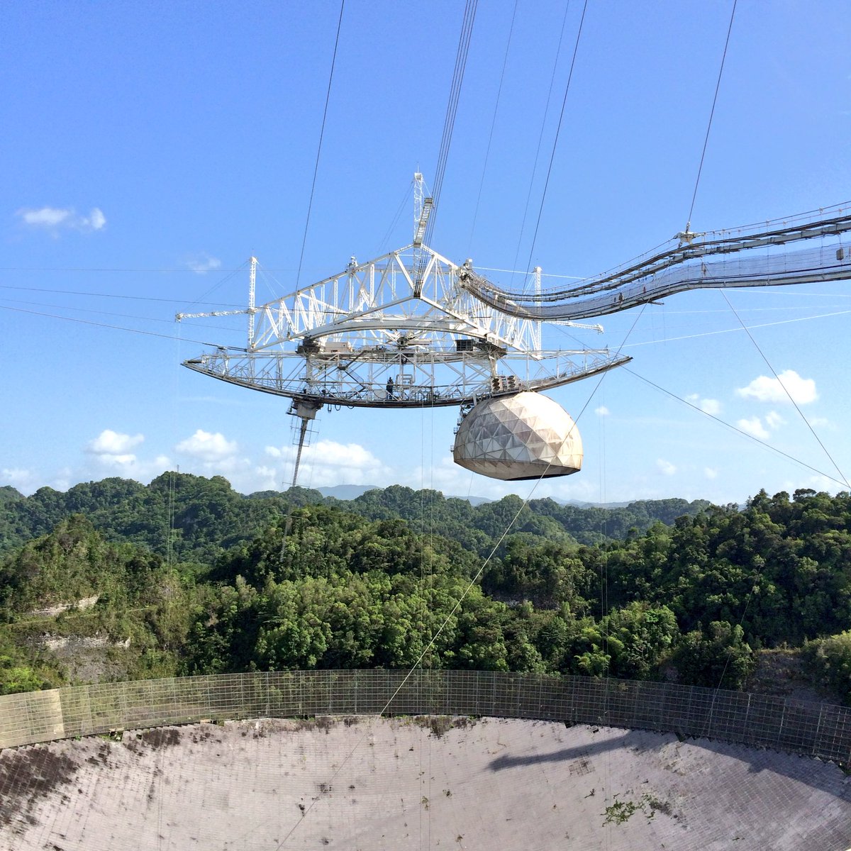 ISDC's tweet photo. Some views of @NAICobservatory. A technological feat & vital instrument for science. #ISDC2016 https://t.co/q8gUT7Rkqh