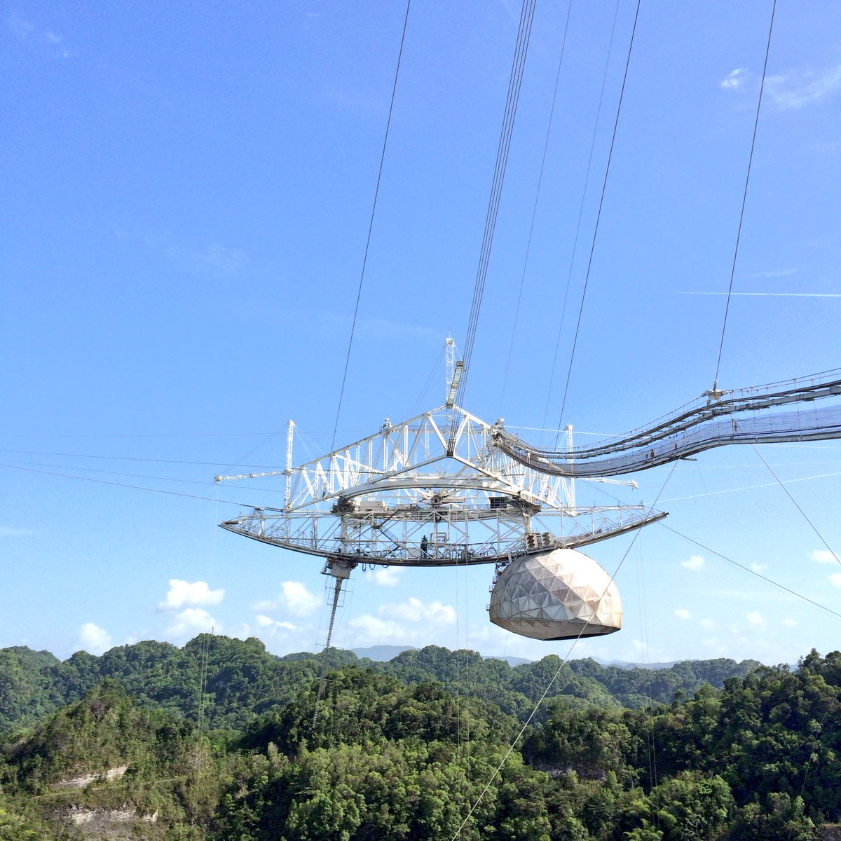 ISDC's tweet photo. Some views of @NAICobservatory. A technological feat & vital instrument for science. #ISDC2016 https://t.co/q8gUT7Rkqh
