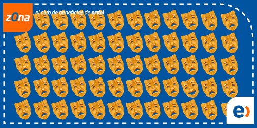 zonaEntel's tweet photo. Un amante del teatro también es un gran observador. ¿Podrás encontrar a la máscara sonriente? :D https://t.co/eoN4oJf1hx