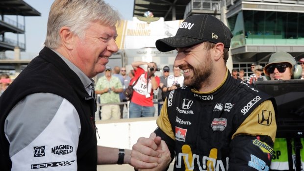 TSN_Sports's tweet image. Canada's James Hinchcliffe takes pole for Indy 500. MORE: tsn.ca/canada-s-hinch…