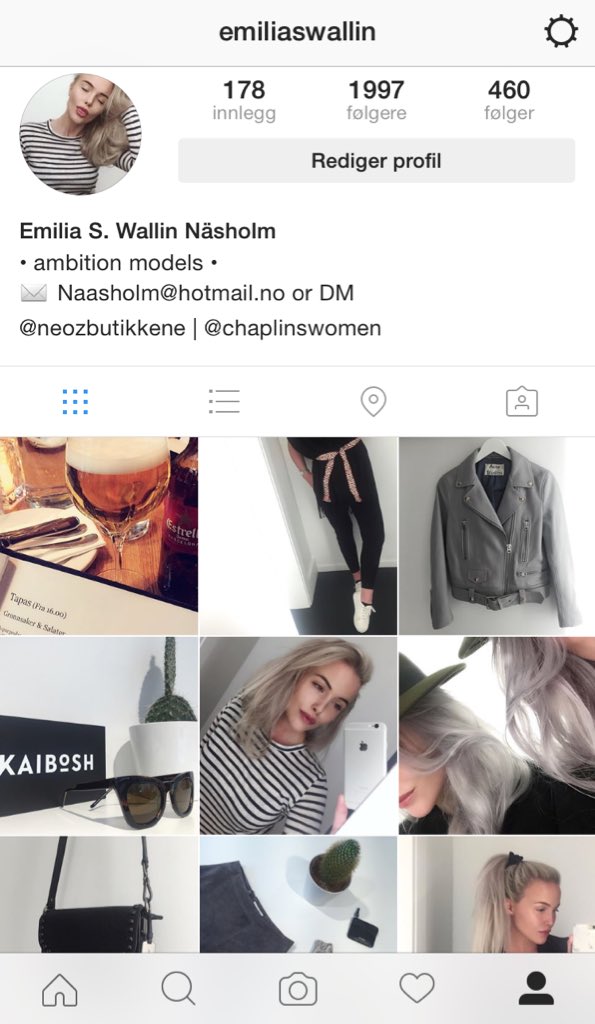emiliaswallin på instagram peepz