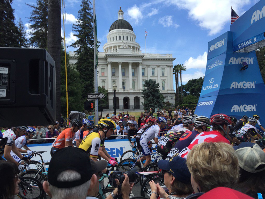 Beautiful backdrop for the last stage