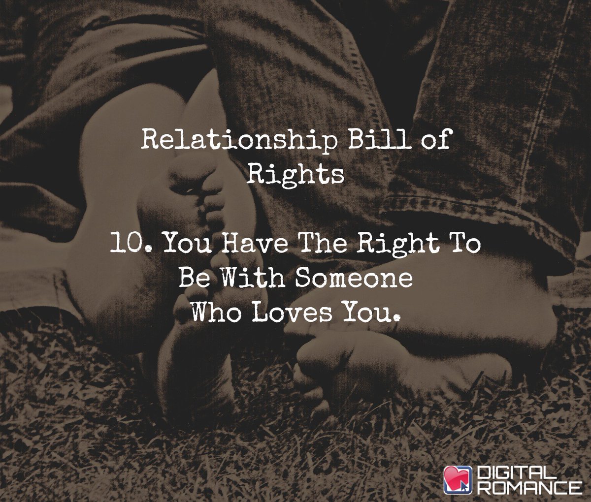 digital_romance's tweet photo. Relationship bill of rights: 10. You have the right to be with someone who loves you. #love #quotes #MichaelFiore https://t.co/XFpkTnKsJh