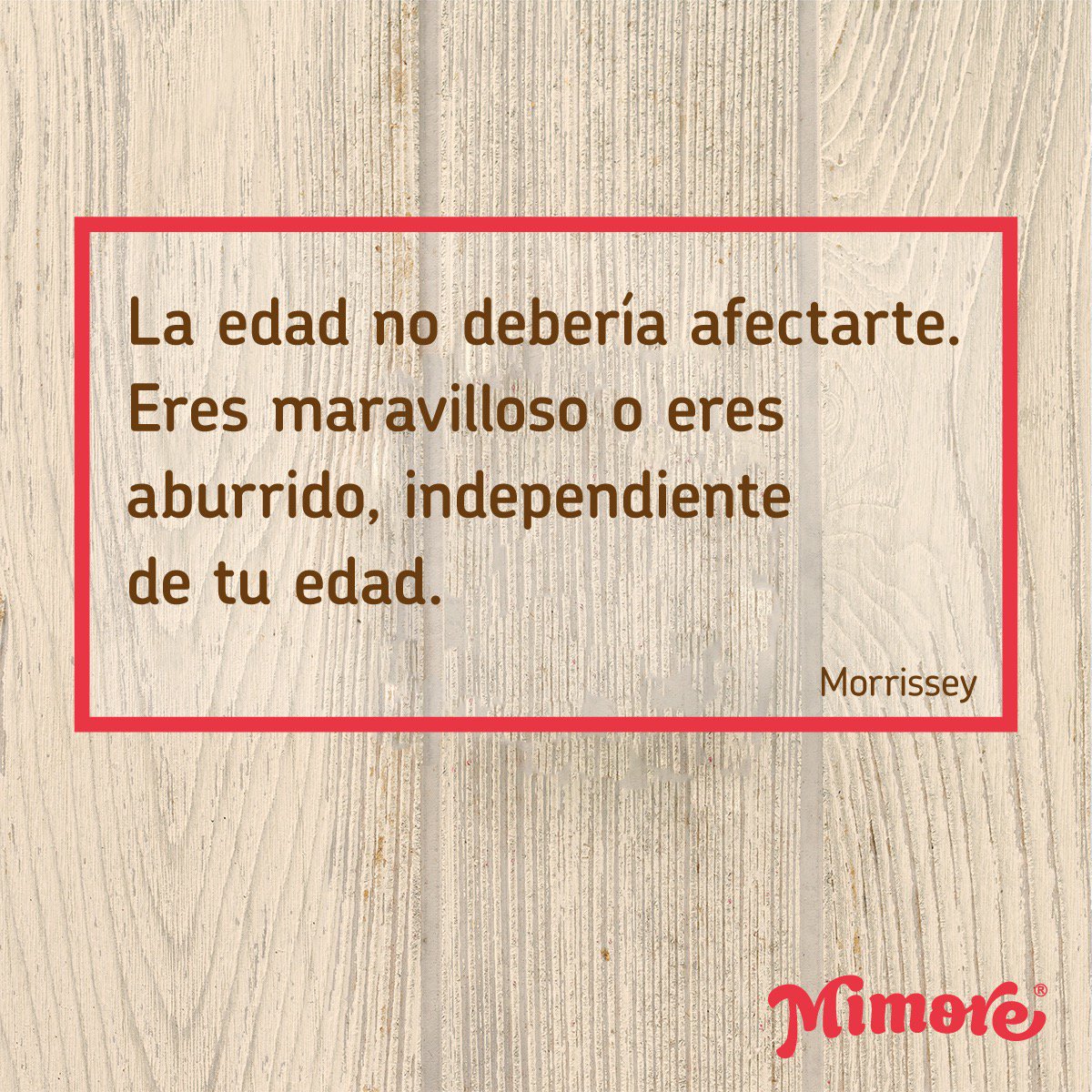 MimoreMx's tweet photo. Sir Morrissey tan lleno de sabiduría. ¡Vamos a divertirnos! #Mimore 😉 https://t.co/3rGaRUbei3