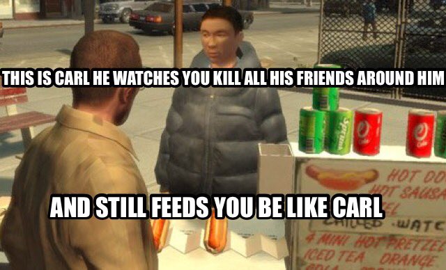 ProofnLife's tweet image. Be like Carl! #gta #games #goodguycarl