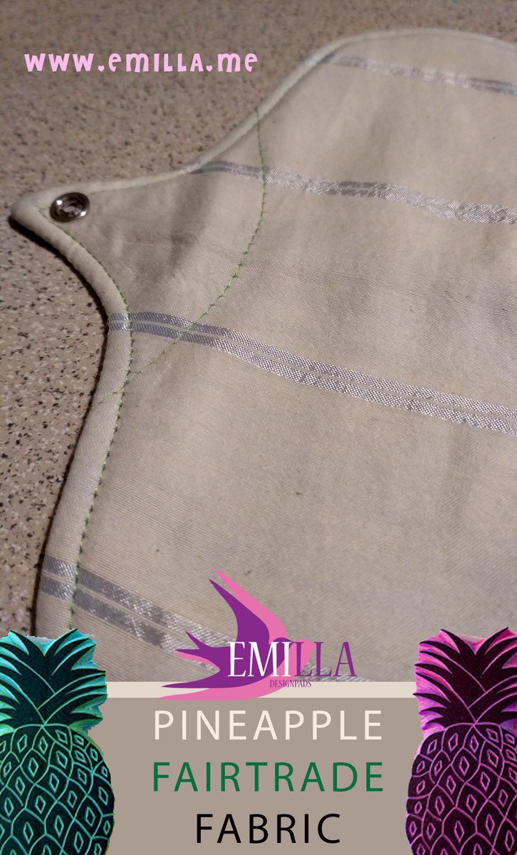 EmillaPads's tweet photo. First time ever, clothpads can be made out of fruits!! <3 New pineapple pad from @EmillaPads https://t.co/Xj8LT9Seza https://t.co/ITts8wSWxR