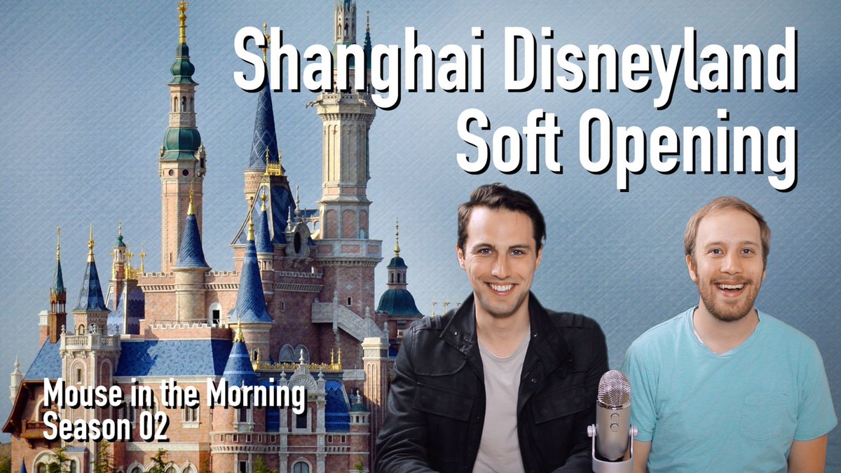 New episode of <a href="/MouseintheMorn/">Mouse in the Morning</a> about Shanghai Disneyland's recent soft opening. Cut in #FCPX youtu.be/Lt69OEcpDDo