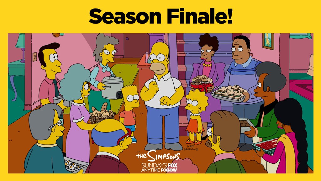 The Simpsons on Twitter one, come all, East Coast/Central! 