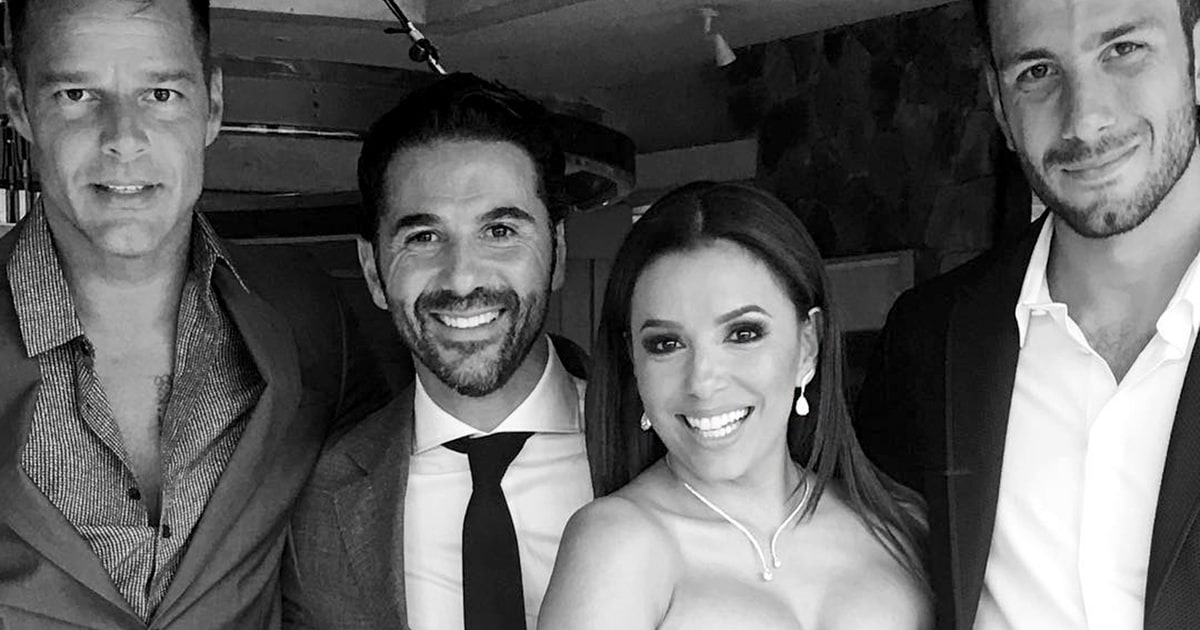usweekly's tweet photo. Eva Longoria is "still floating" after her wedding yesterday -- see all the photos: https://t.co/exNchwLR5x https://t.co/U8Vr9kKXB8