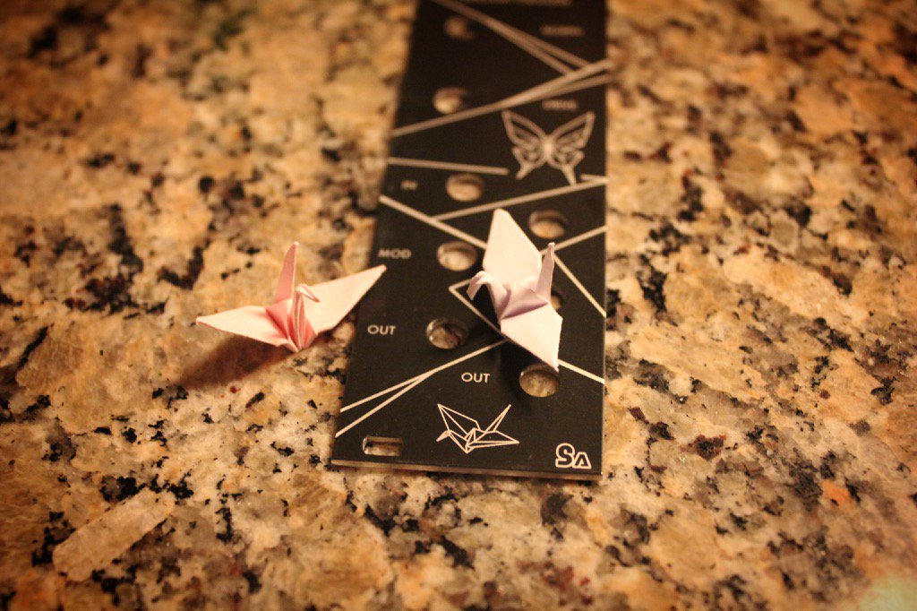 Granite with Cranes #origamiorgasm #eurorack #modular #synth