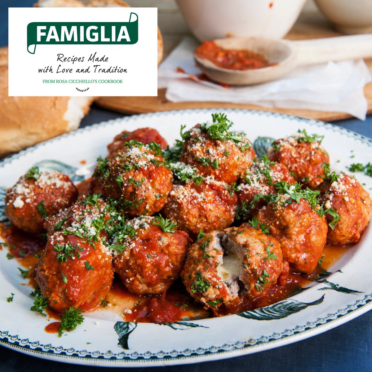 lacasaformaggio's tweet image. We are so excited to launch FAMIGLIA - our 1st #recipebook, containing recipes from our late founder Rosa #safood