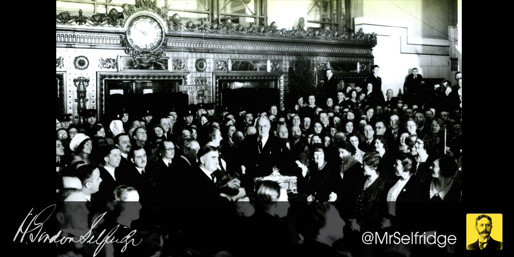 Every businessman depends on magnificent staff – and I was privileged to have the very best. HGS #MrSelfridge