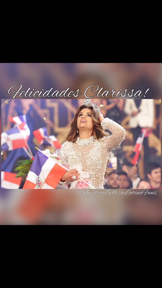 YesiiperezG's tweet photo. Que orgullo para República Dominicana. Que felicidad siento por @ClaryMolinaRD https://t.co/HZSu4MIH2q