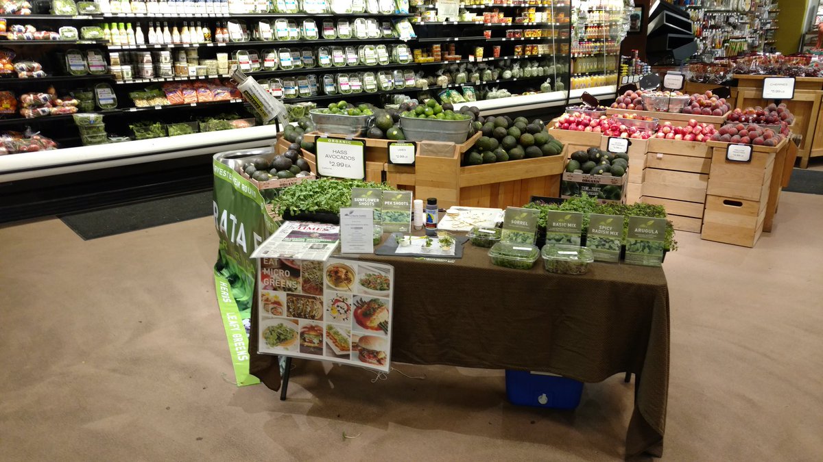 StrataFarms's tweet image. Tasting/sampling demo at @newseasons  cedar hills location this afternoon was a success!Thanks to all for coming out