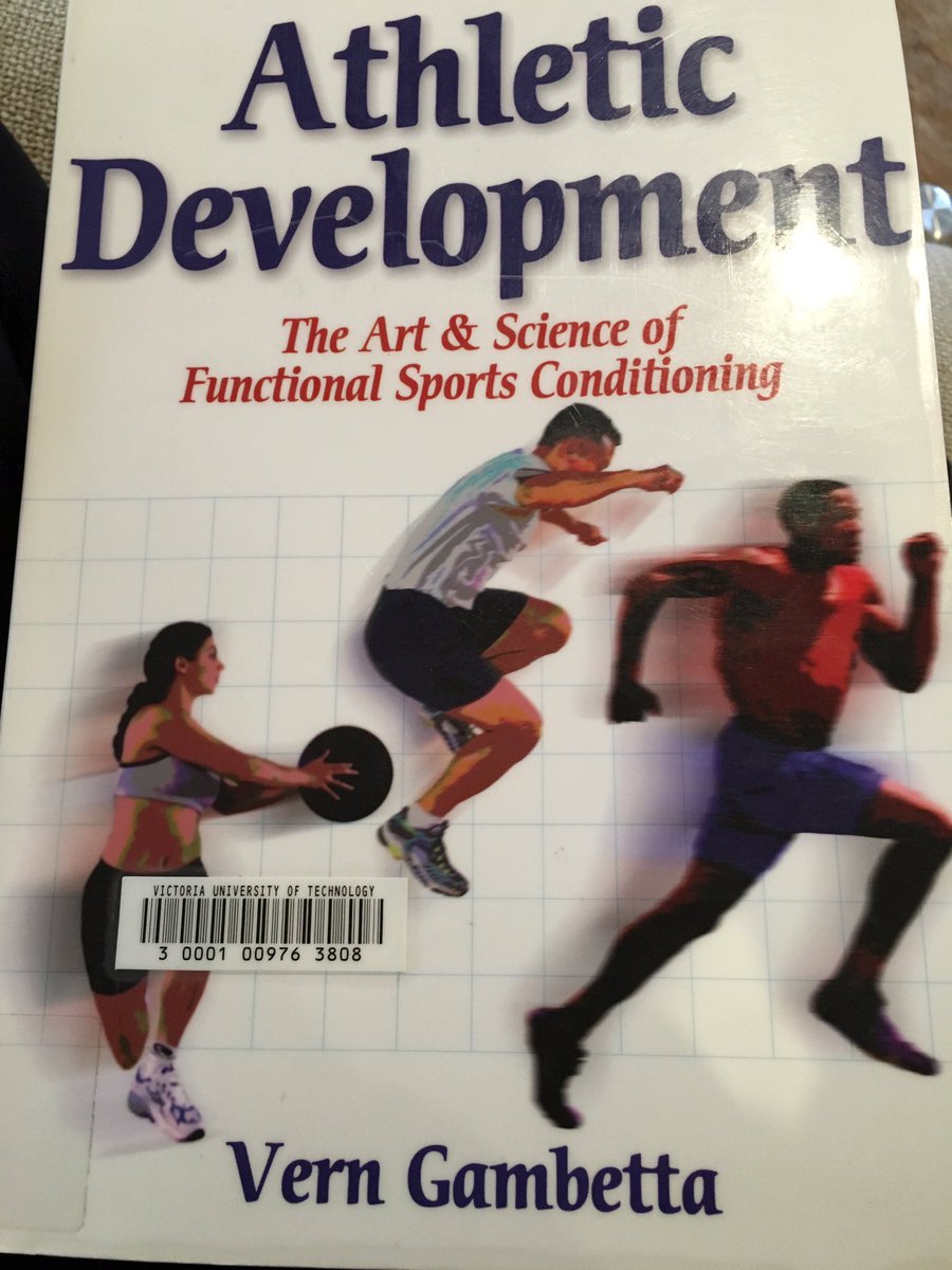 One of the positives of being at uni is access to great books. So many take homes in this <a href="/coachgambetta/">Vern Gambetta</a>