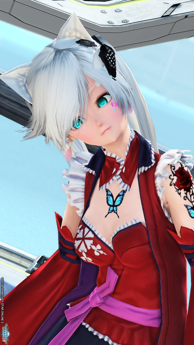 なゆ ฅ ฅ Twitter ನಲ ಲ フォロワーのアークスがrtしてくれてまだ見ぬアークスと繋がりたい Pso2の自キャラを突然投下して何rtくるか Pso2 ぷそ始めた頃の初めてコスチュームと髪型です V 裏雪姫と目隠しロングツインですｗ